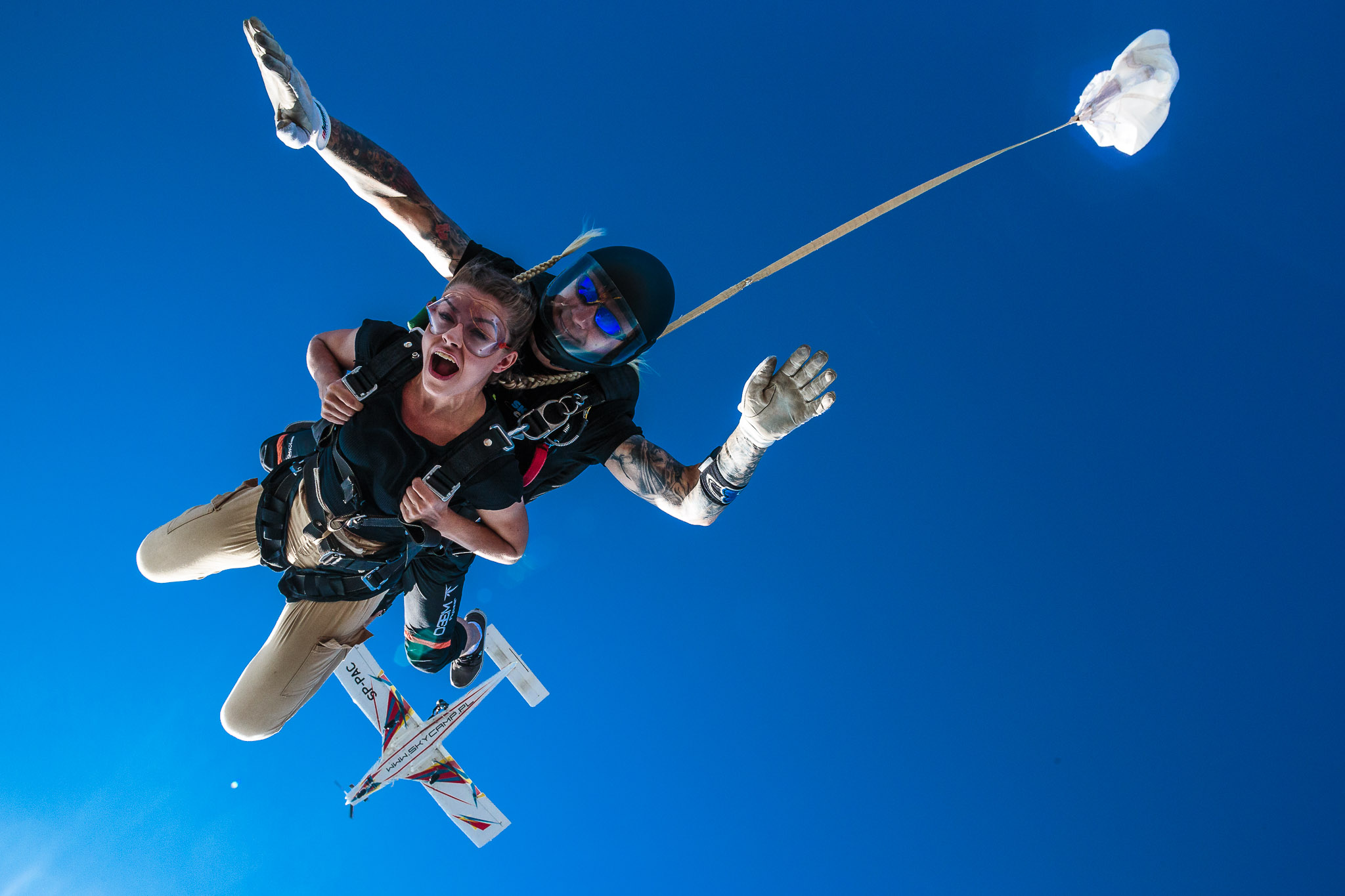 Skok w tandemie Poznań (Kobylnica) - skok z instruktorem - obrazek 3