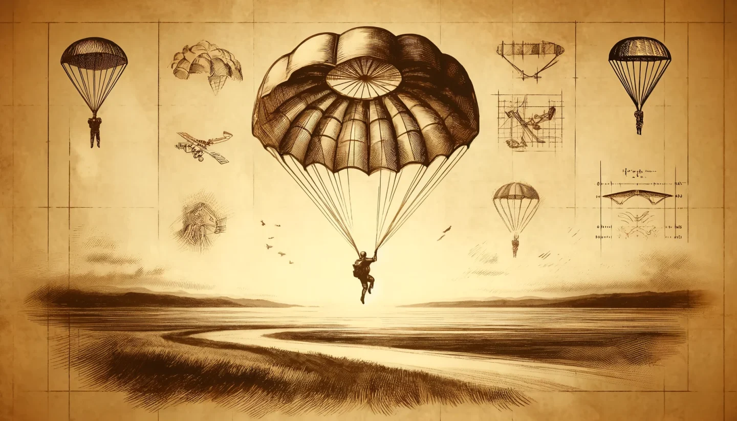 Kto wynalazł spadochron?