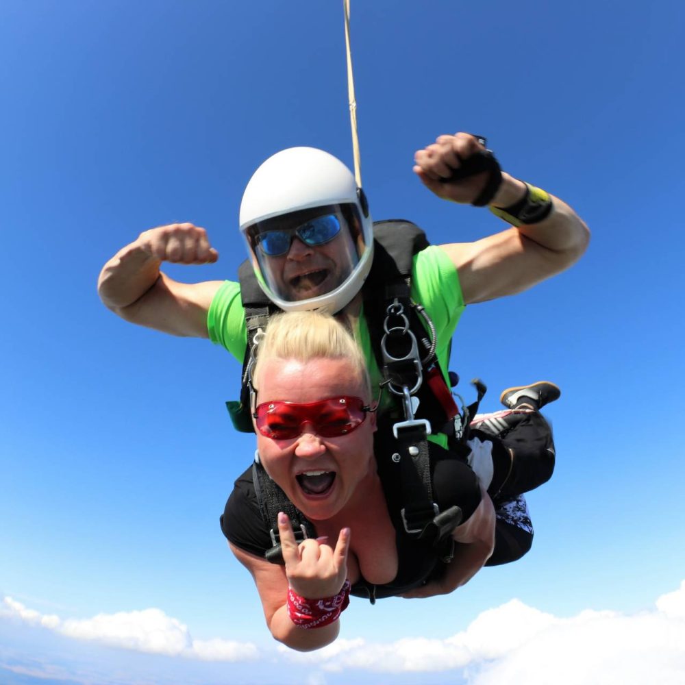 Skok spadochronowy w Łososinie