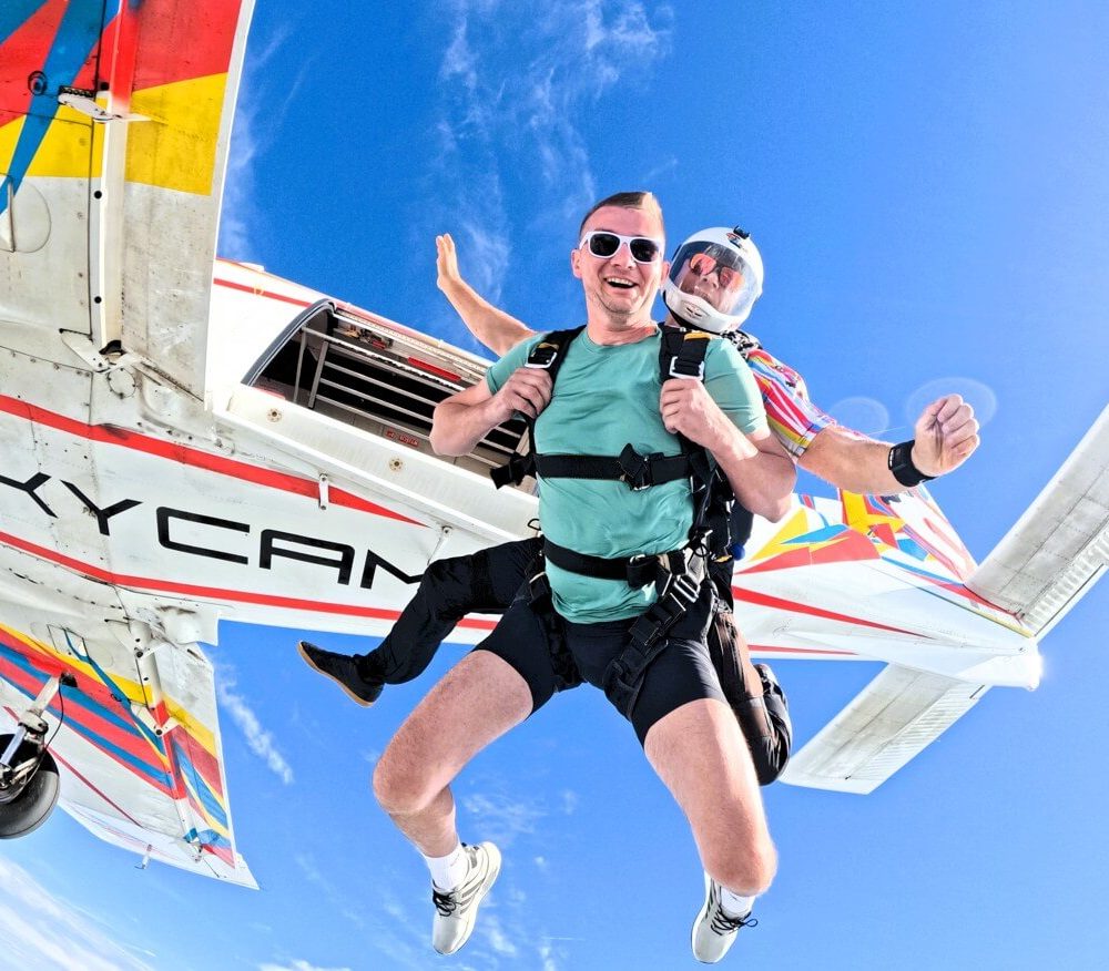 Skok ze spadochronem Leszno