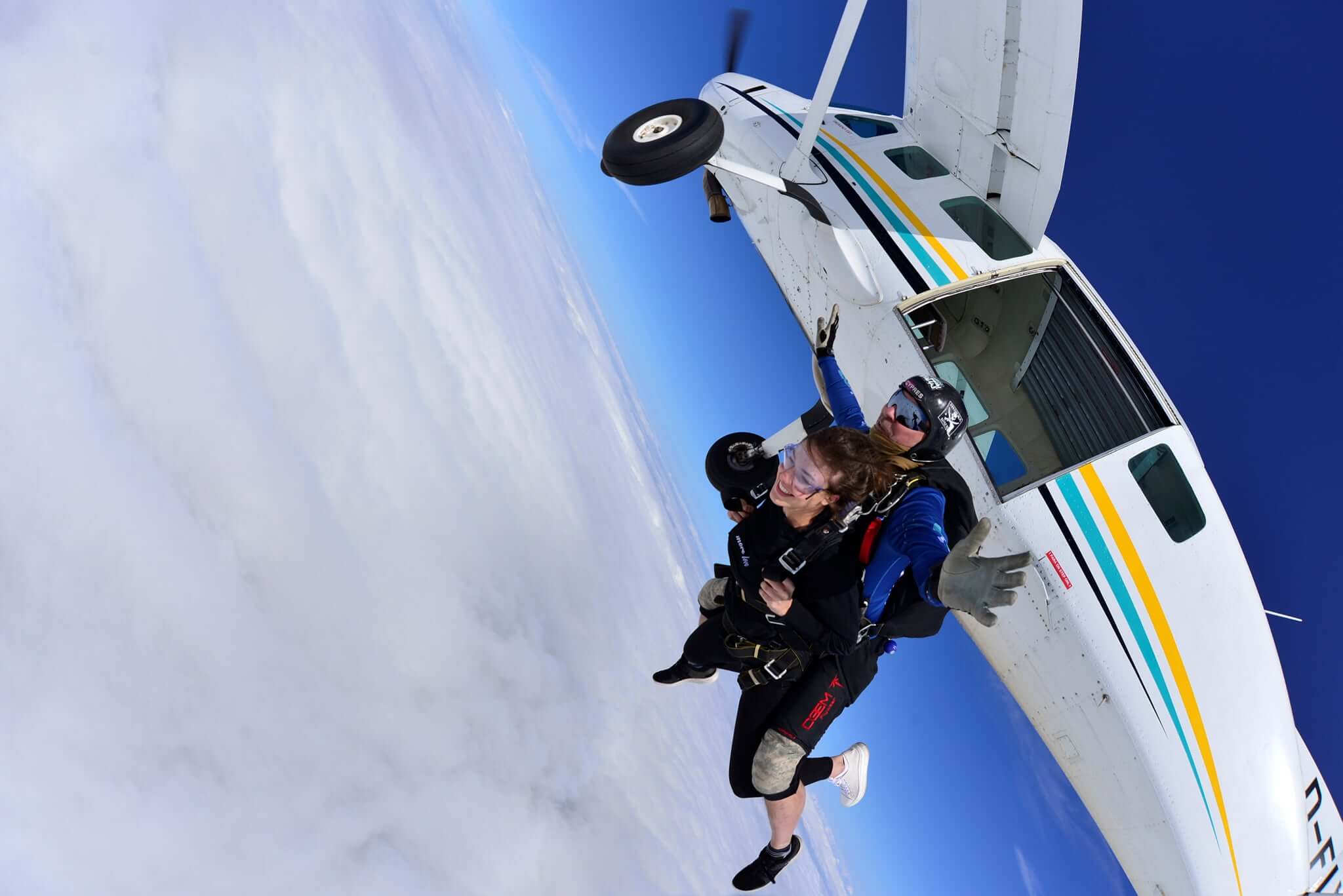 Skok spadochronowy w tandemie w Gdańsku