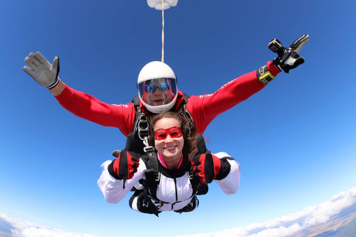 Bezpieczny skok w tandemie na spadochronie
