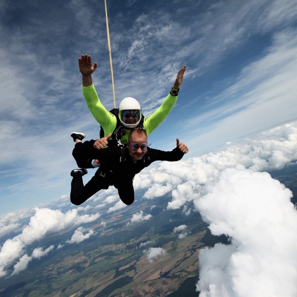 Skoki spadochronowe - strefa skoków